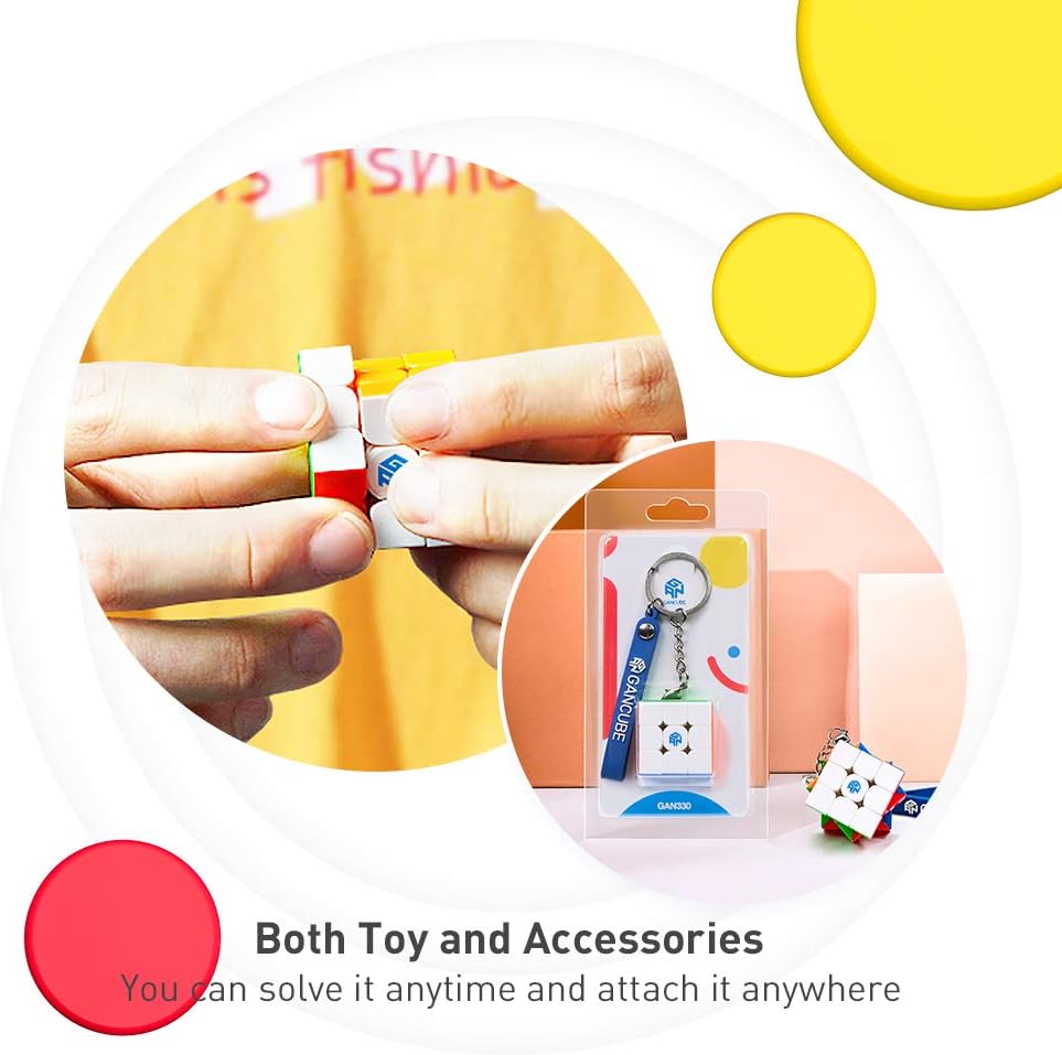 GAN 330 Mini Magic Cube Key Ring