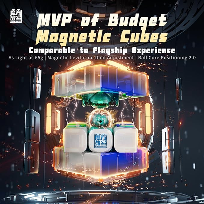Moyu RS3M V5 3x3 Magnetic cube(maglev +ball-core)+displayer