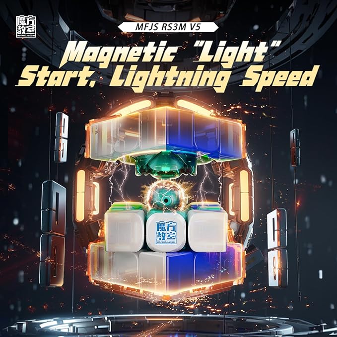 Moyu RS3M V5 3x3 Magnetic cube(maglev +ball-core)+displayer