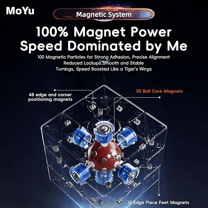 MOYU WEILONG WRM V9 Maglev ball-core 20 magnets UV (coated version)