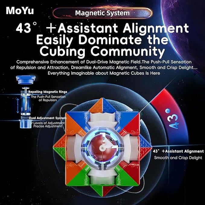 MOYU WEILONG WRM V9 Maglev ball-core 20 magnets UV (coated version)