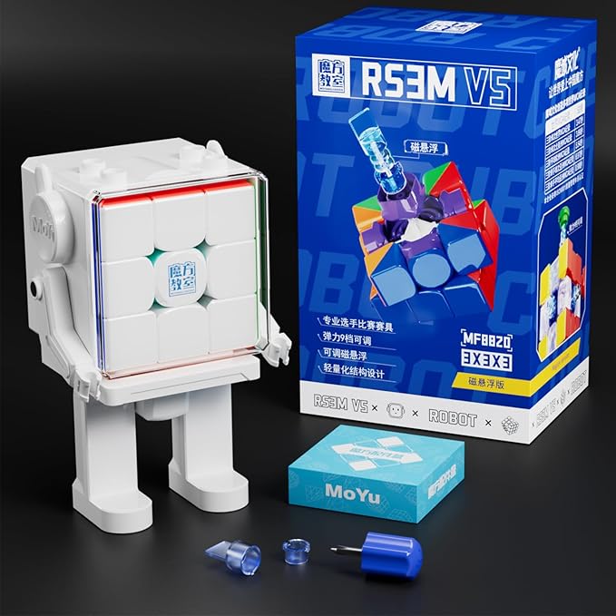 Moyu RS3M V5 3x3 Magnetic cube(maglev version)+displayer