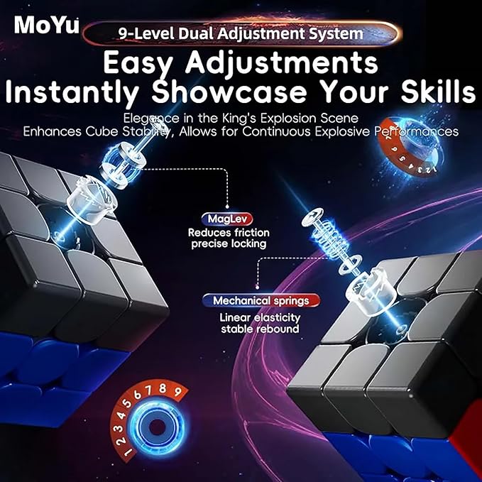 MOYU WEILONG WRM V9 Maglev ball-core 20 magnets UV (coated version)