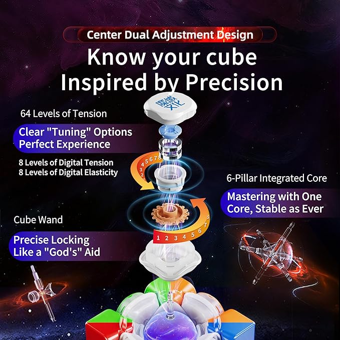 MOYU WEILONG WRM V10 Maglev ball-core 20 magnets UV coated version