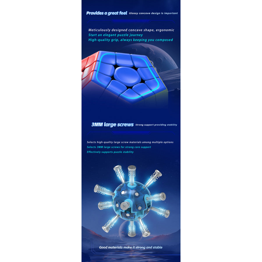 DianSheng Galaxy Megaminx 3x3 Magnetic