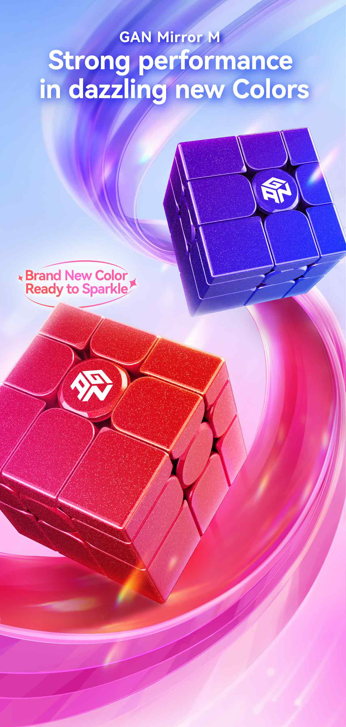 Gan Mirror Cube( Red UV Version)