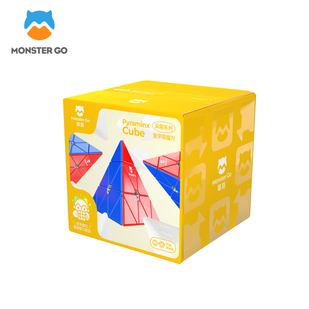 Monster Go Pyraminx Cube (Simplified Packaging)