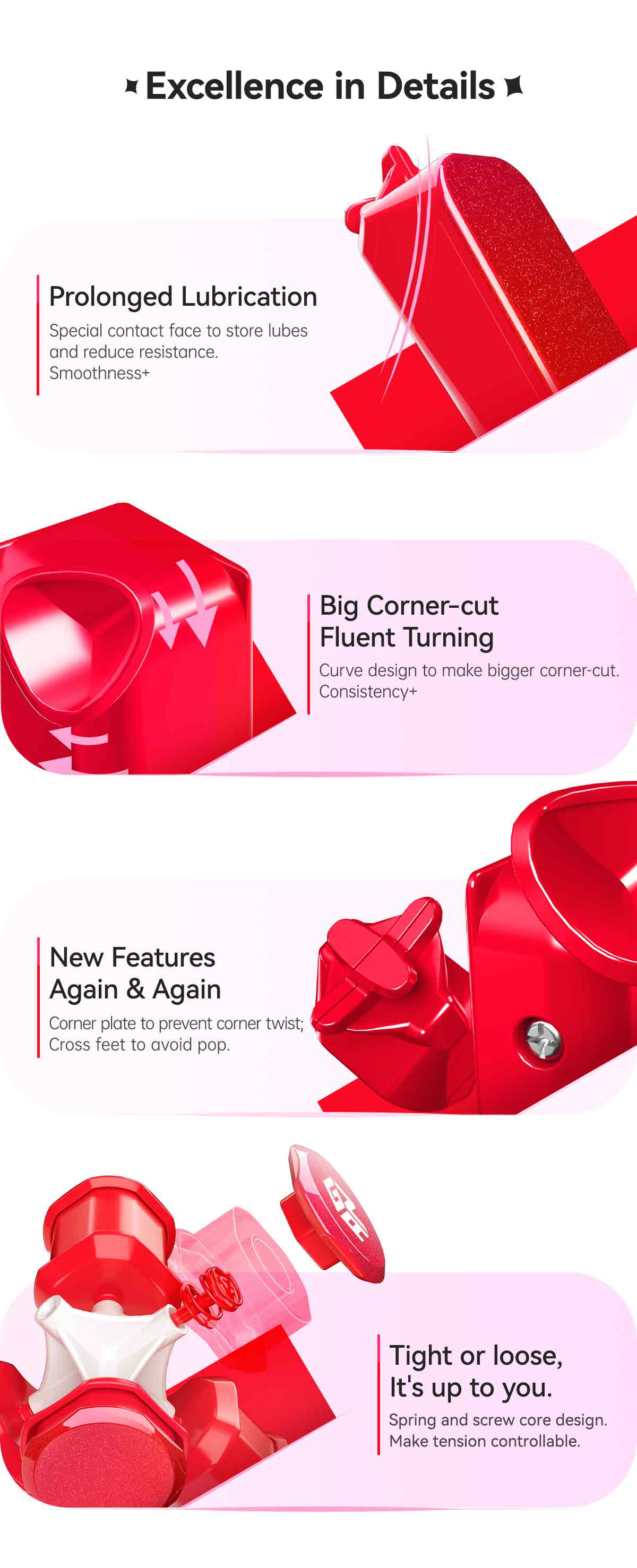 Gan Mirror Cube( Red UV Version)