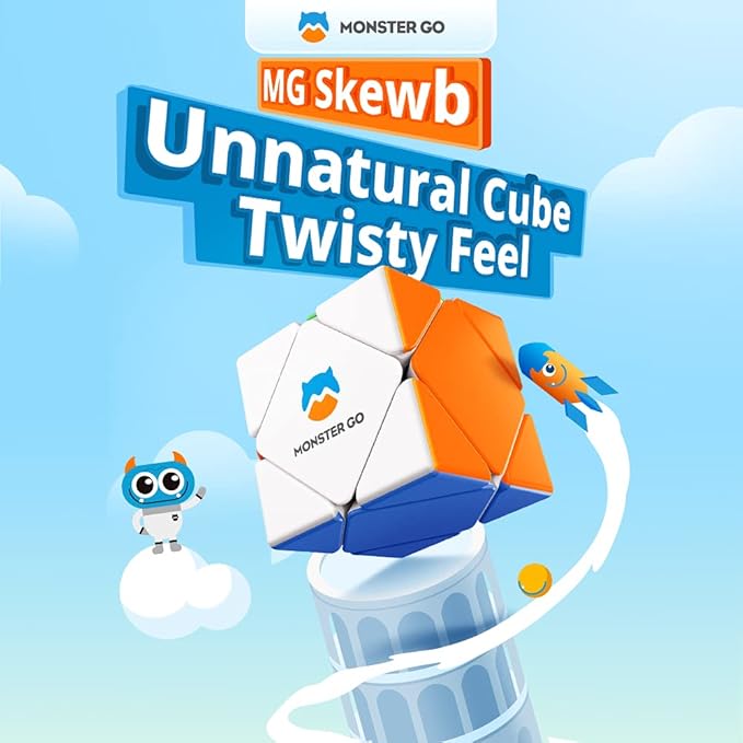 Monster Go Skewb Cube (Simplified Packaging)