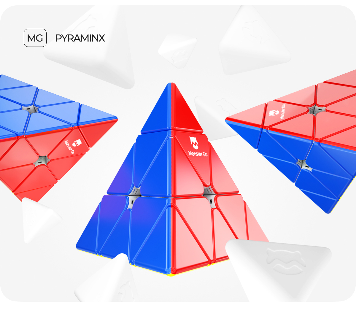 Monster Go Pyraminx Cube (Simplified Packaging)