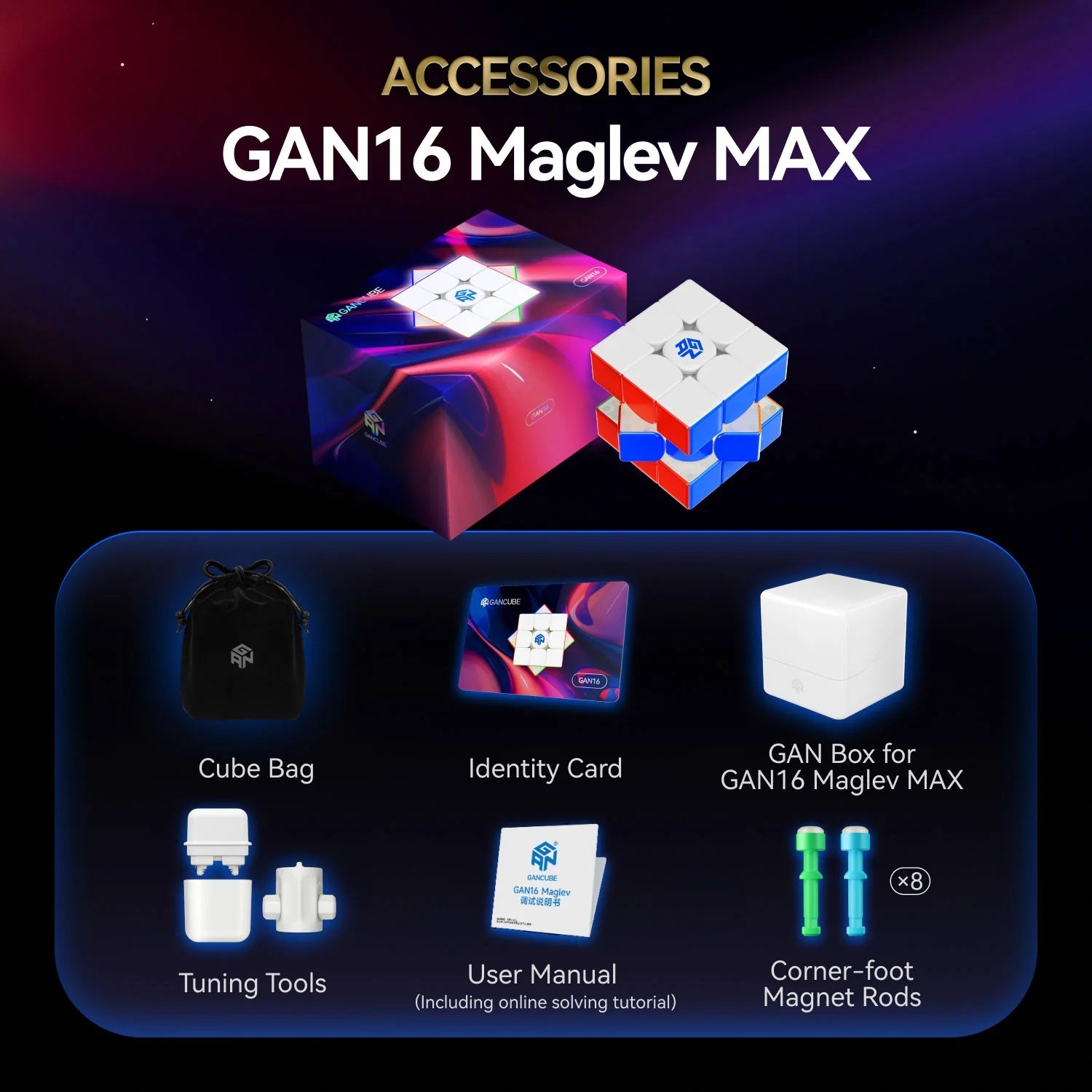 Gan 16 Maglev Max